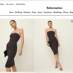 Reformation Etta Knit Dress